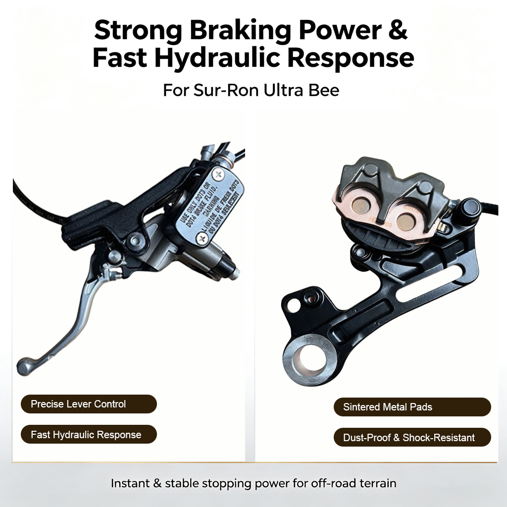 SurRon Ultra Bee Front & Rear  - đánh giá và giá Front Rear Brake Caliper Bracket Kit